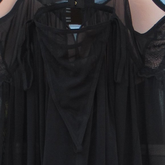 push up baby doll & panty set with lace detail size 2X - Picture 15 of 15